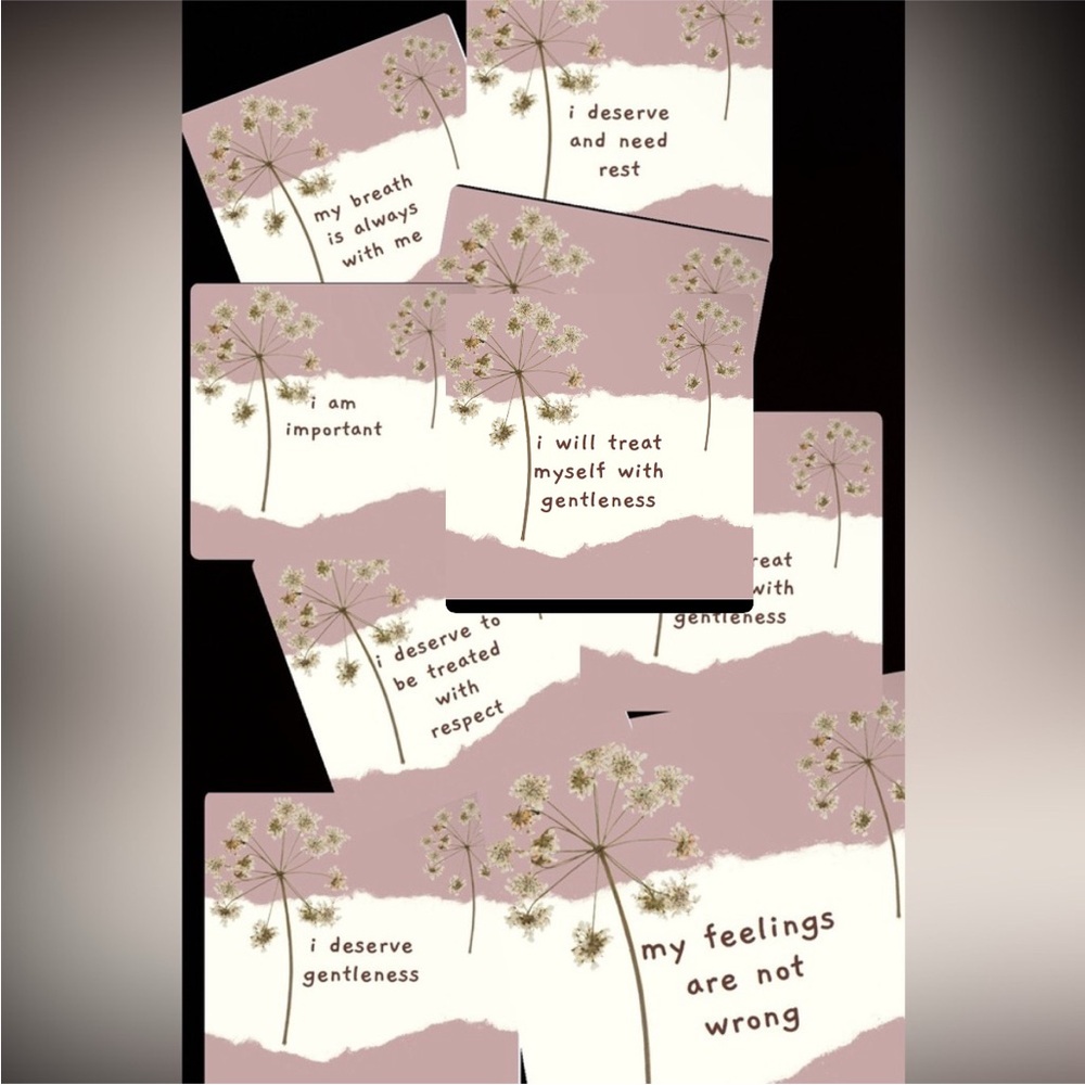 Self Empowerment Affirmation Cards 🩶 - Picture 1 of 1